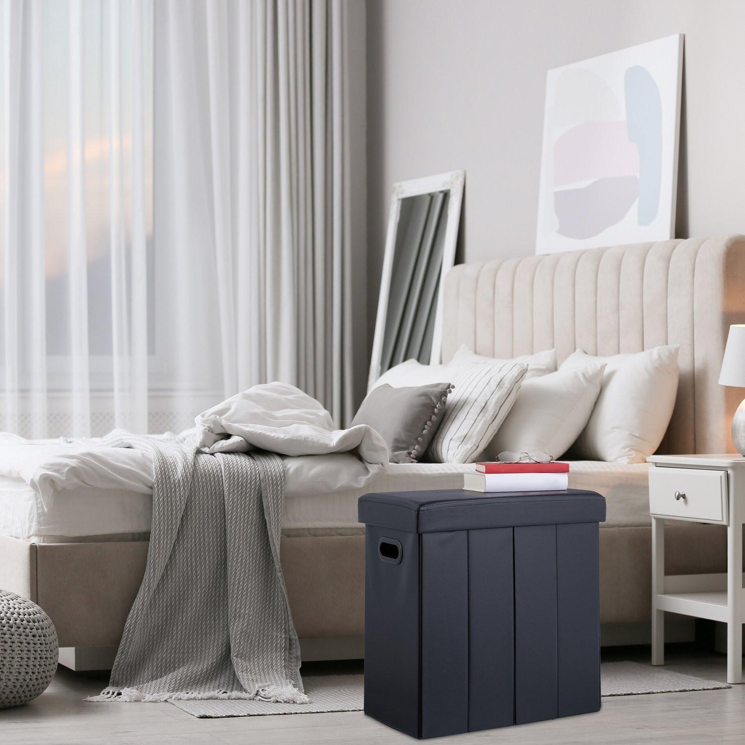 Northix Ottoman ausem Kunstleder  