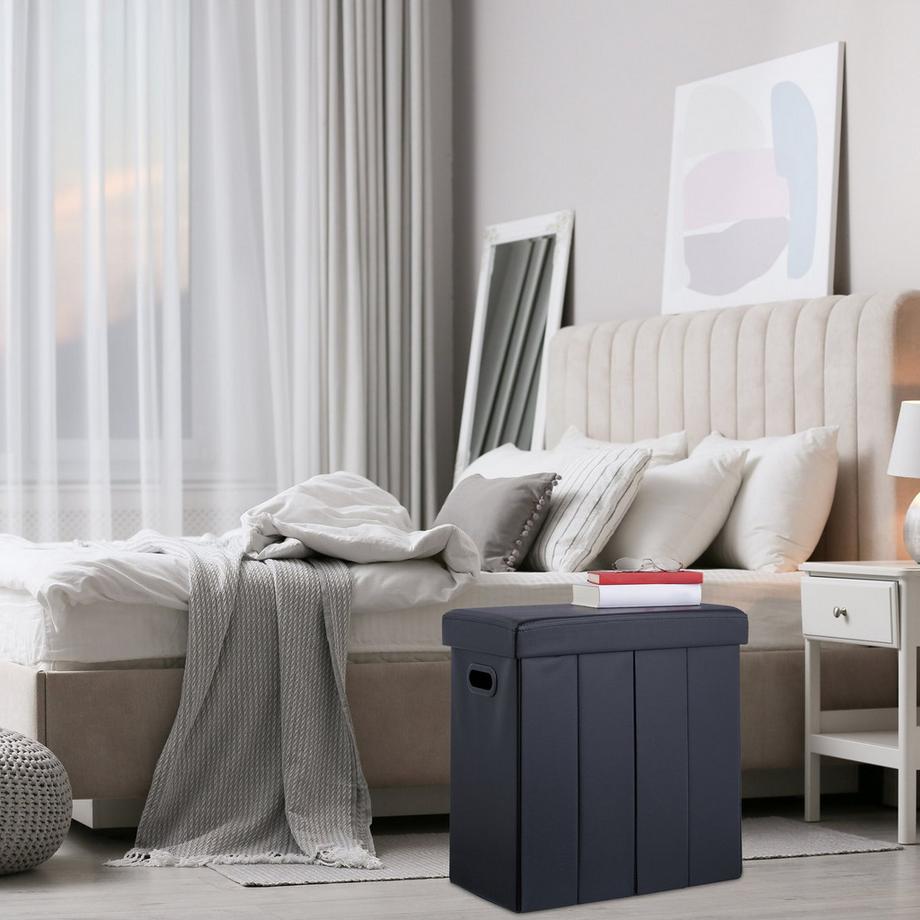 Northix Ottoman ausem Kunstleder  