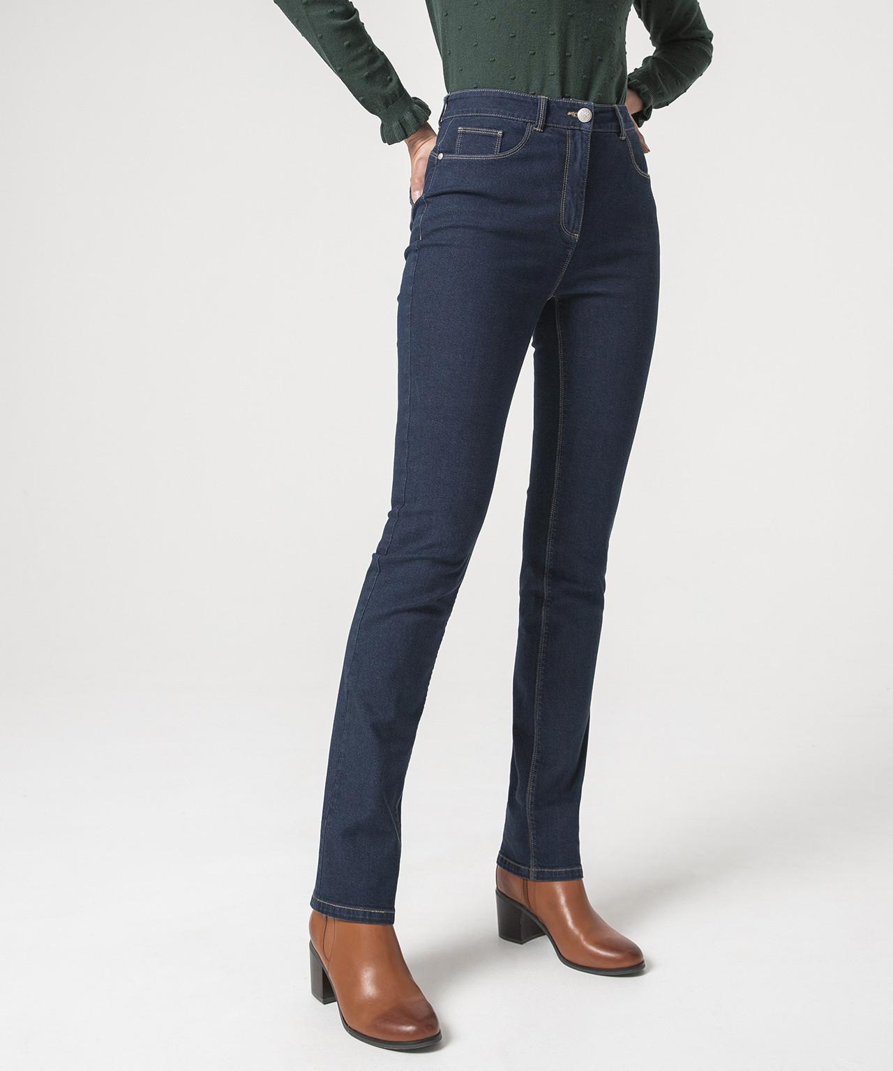 Image of Jeans Mit Hoher Taille, Perfect Fit By , 2 Längen. Damen Blau 52
