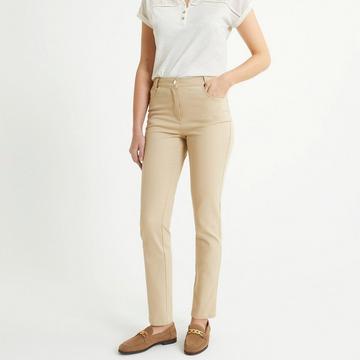 Pantalon droit 5 poches coton stretch