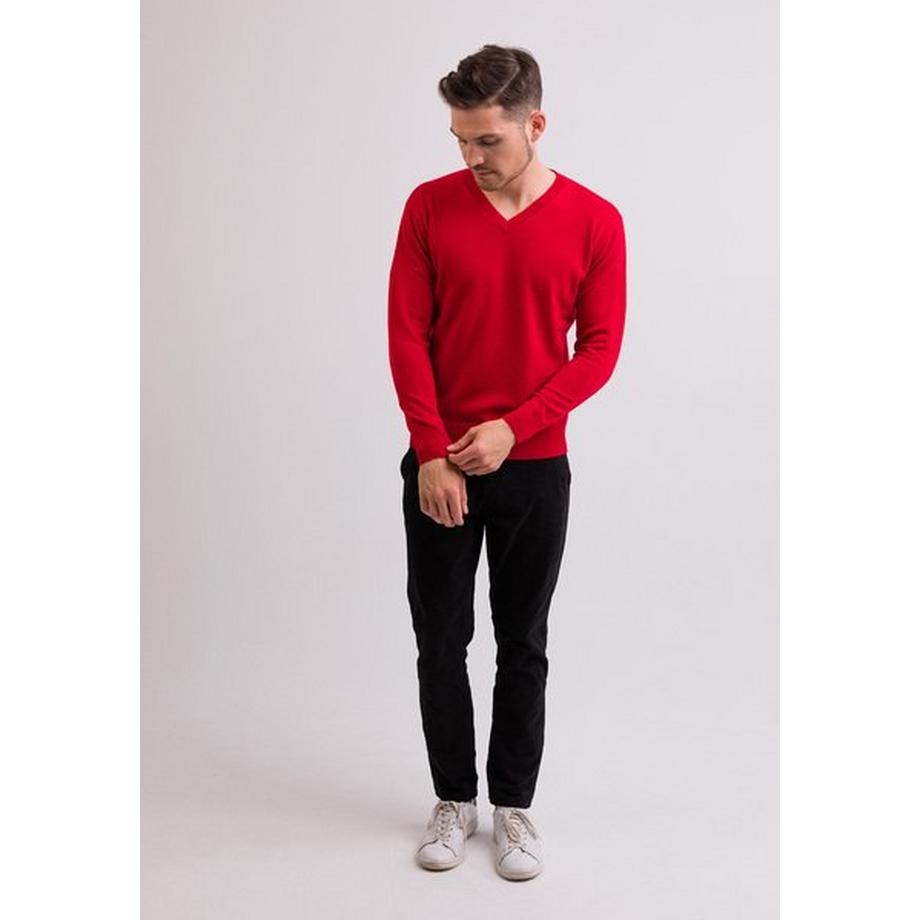 CASH-MERE.CH Kaschmir V-Ausschnitt Pullover  