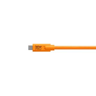 Tether Tools  CUC2515-ORG câble USB 4,6 m USB 2.0 USB C Micro-USB B Orange 
