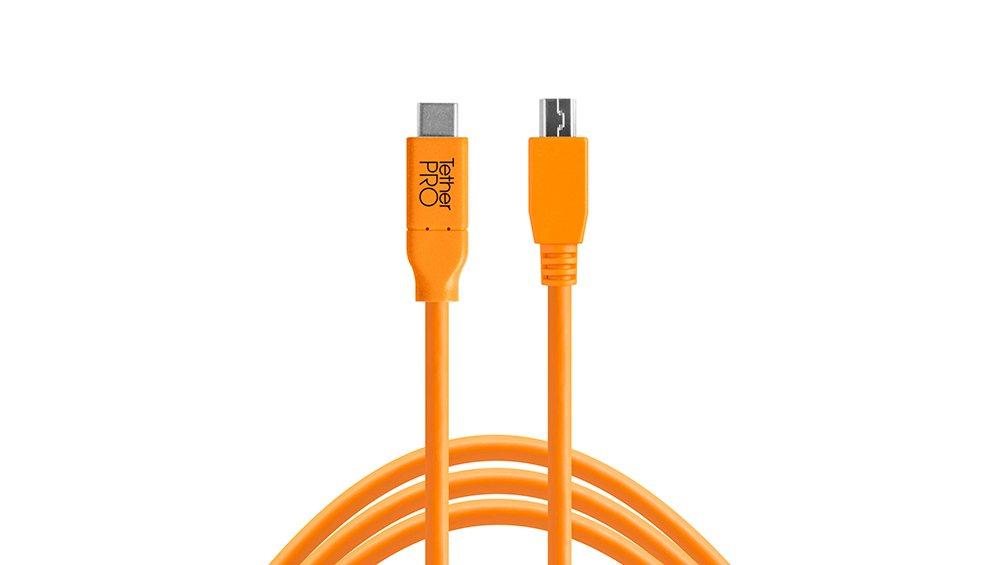 Image of CUC2515-ORG USB Kabel 4,6 m USB 2.0 USB C Micro-USB B Orange