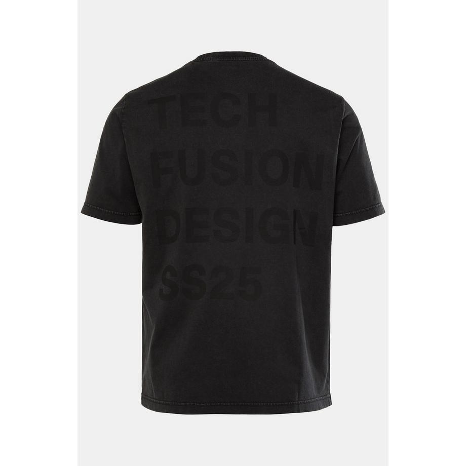 Sthuge T-shirt Oversize Maniche Corte con Stampa Posteriore Look Vintage  