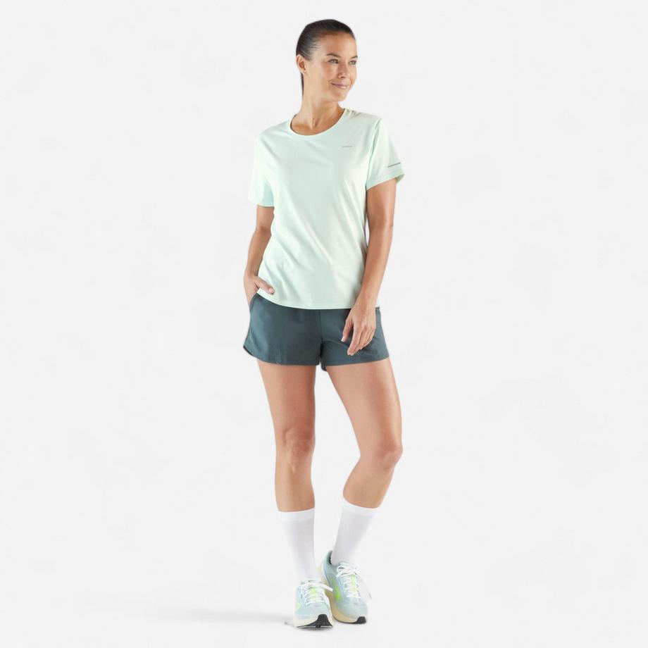 KIPRUN  Pantaloncini running trail donna traspiranti poliestere 