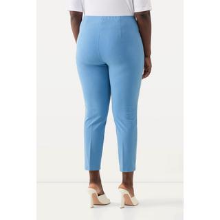 Ulla Popken  Pantalon 7/8, passepoil, taille élastique, jambe slim 