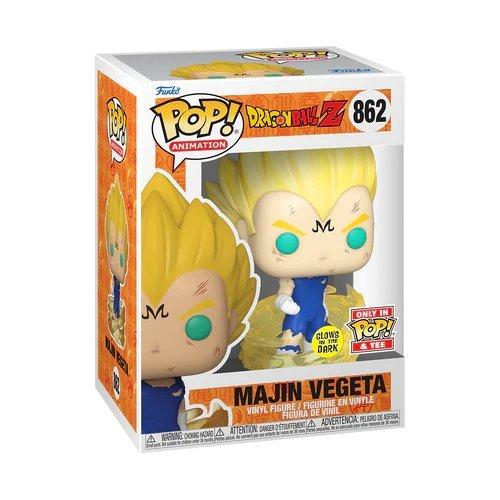 Funko  POP - POP & Tee - Dragon Ball - Majin 862 - GW - Special Edition - Vegeta 