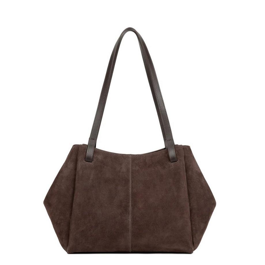 LANCASTER Sac en cuir velours  