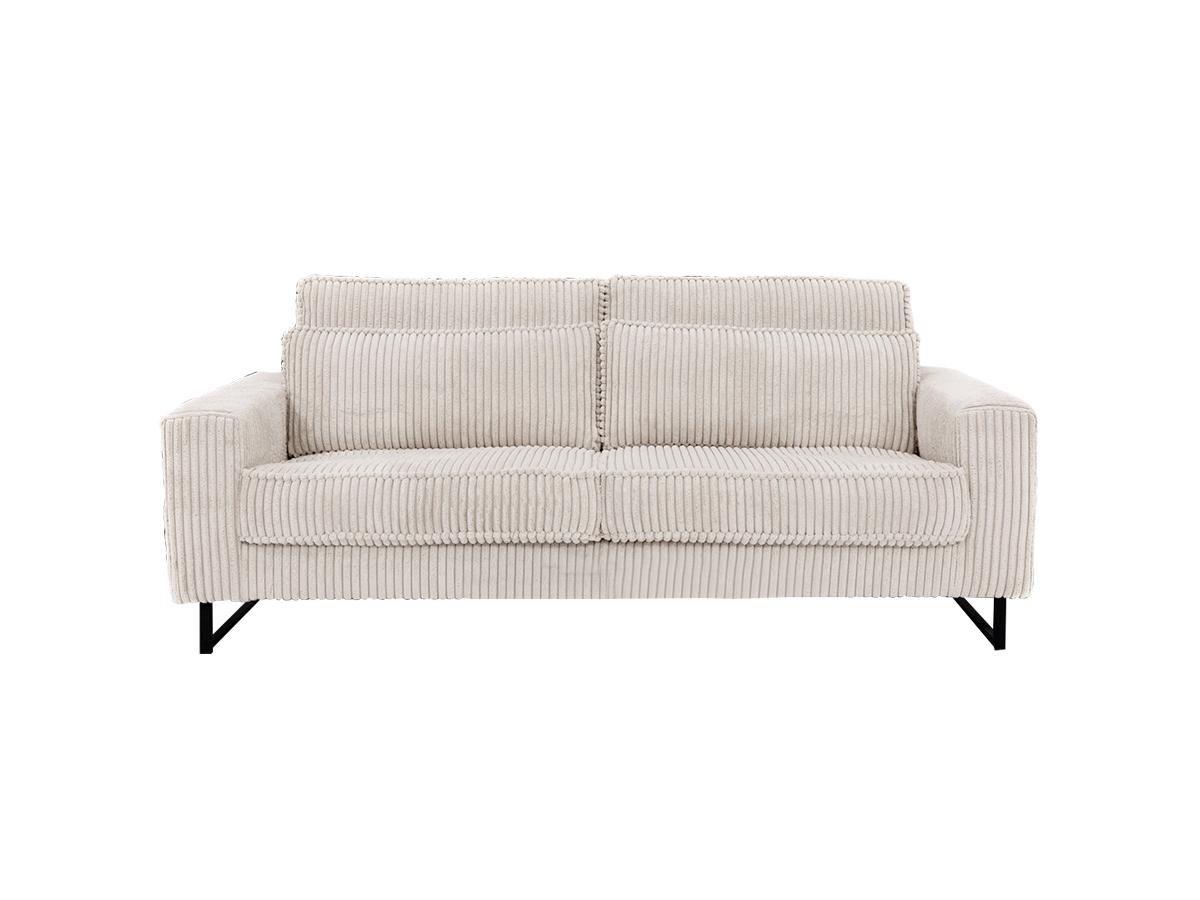 Maison Céphy Sofa 3-Sitzer - Cord - Beige - TESSIO von Maison Céphy  