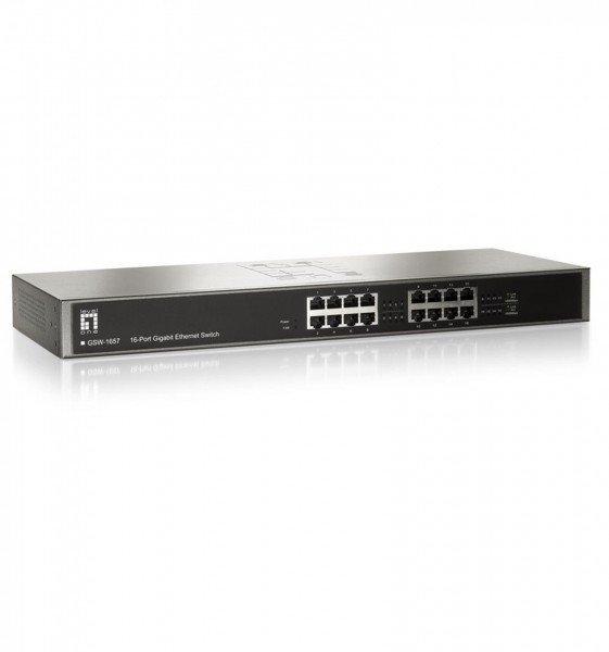 LevelOne  GSW-1657: 16Port Switch, 1Gbps 