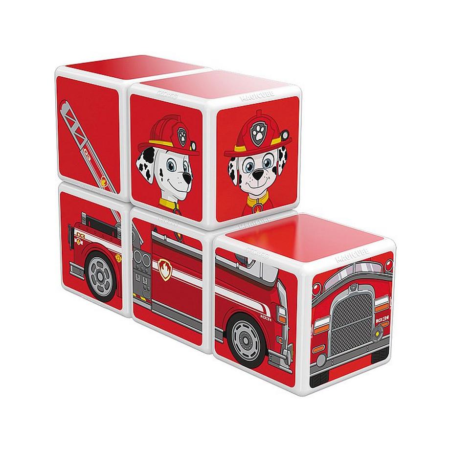 Geomag  Geomag MagiCube Paw Patrol Marshall Fire Truck - 5 pièces 