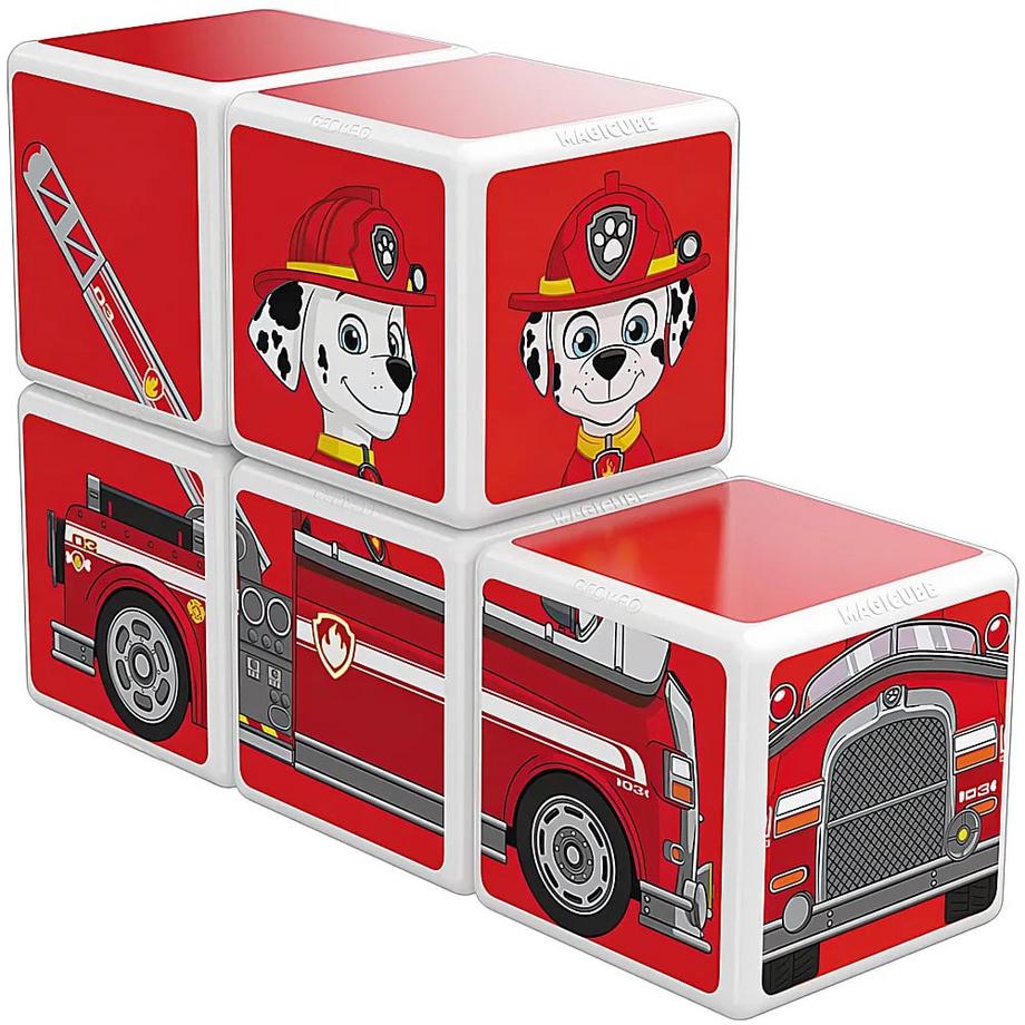 Geomag  Geomag MagiCube Paw Patrol Marshall Fire Truck - 5 pièces 