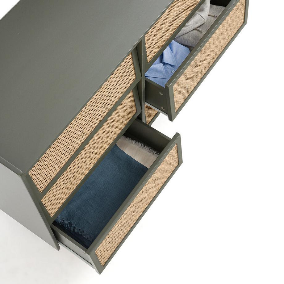 La Redoute Intérieurs Commode 6 tiroirs en cannage  