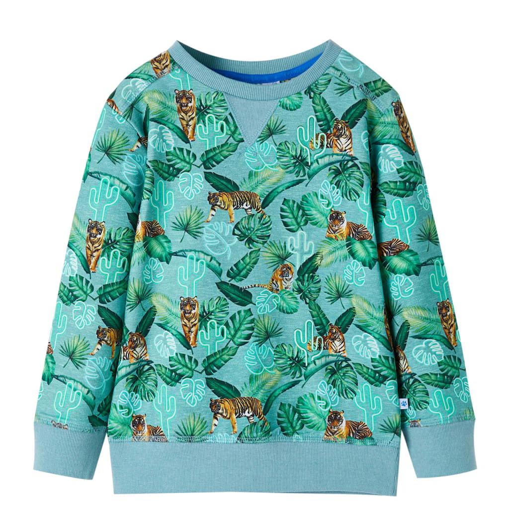Image of Kinder Sweatshirt Baumwolle Unisex Grün ONE SIZE