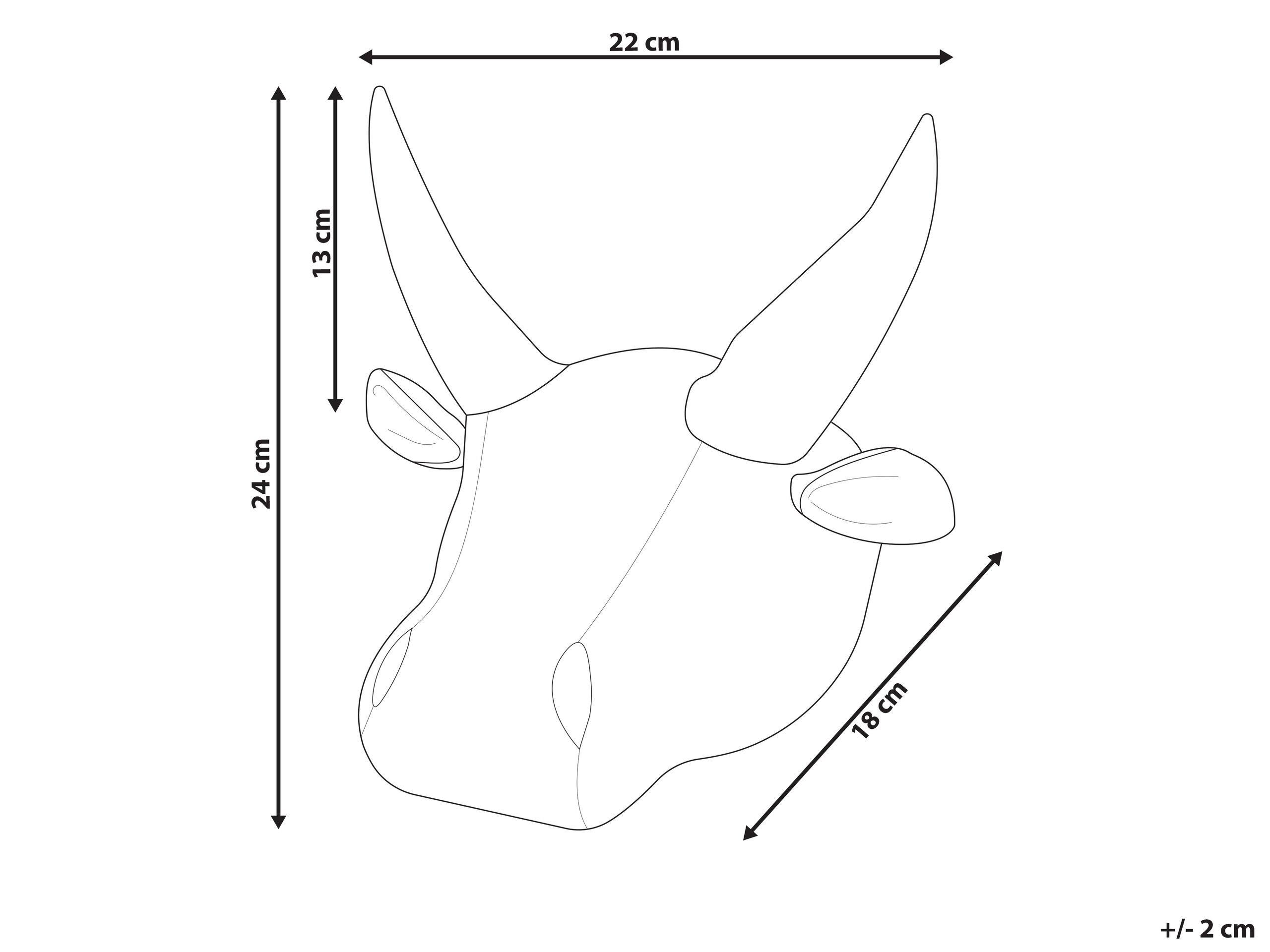 Beliani Wanddekoration aus Filz Modern GEOFFREY  