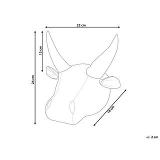 Beliani Wanddekoration aus Filz Modern GEOFFREY  