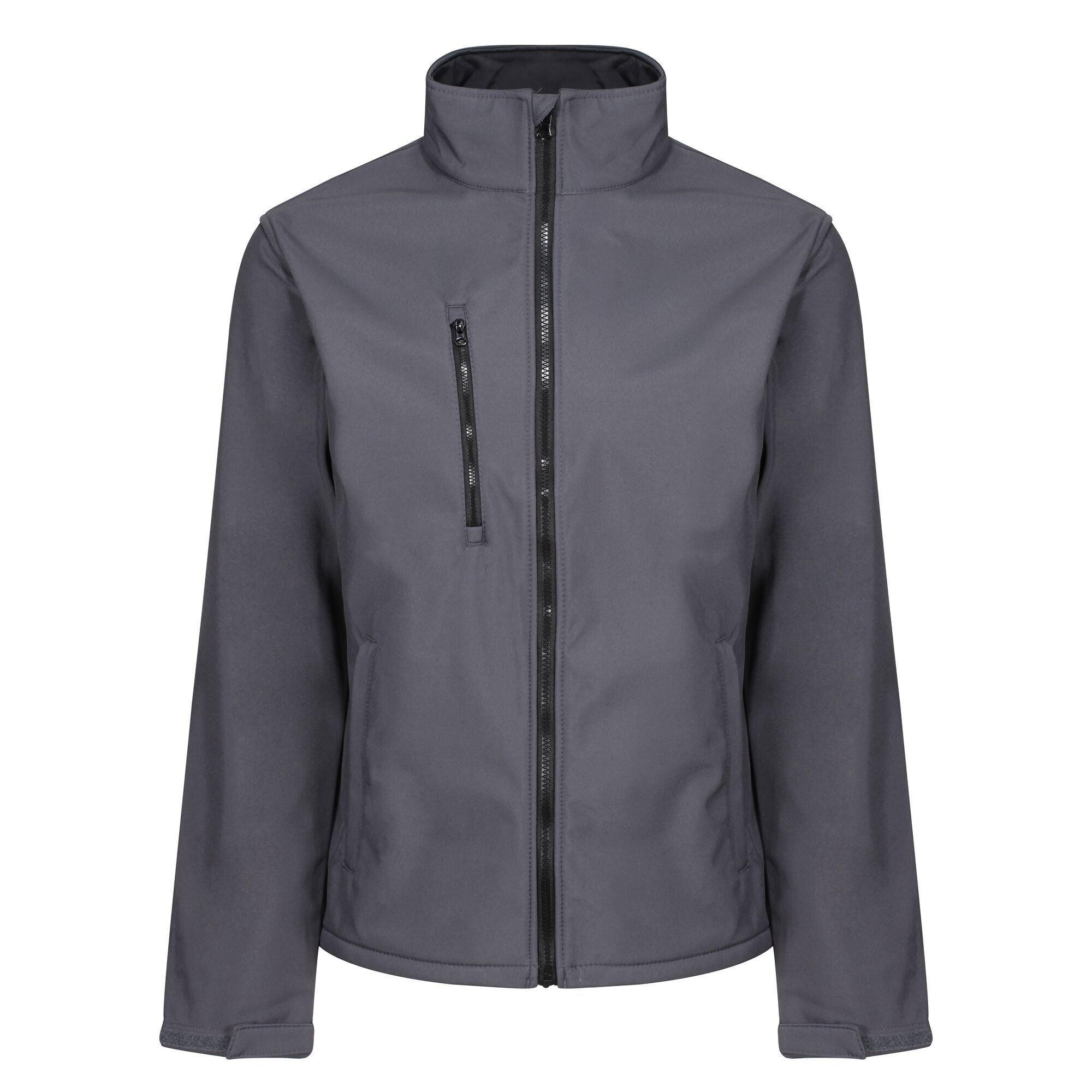 Image of "eco Ablaze" Softshelljacke, Durchgehender Reißverschluss Herren Grau XL