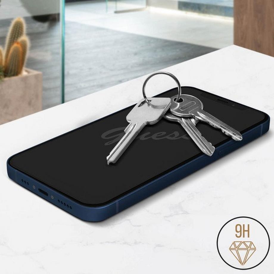 GUESS  Apple iPhone 12 Pro - Glas-Displayschutzfolie 