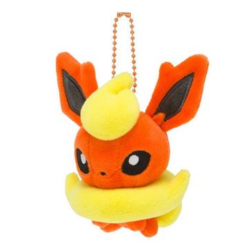 Flareon Dolls Plush Mascot Key Chain