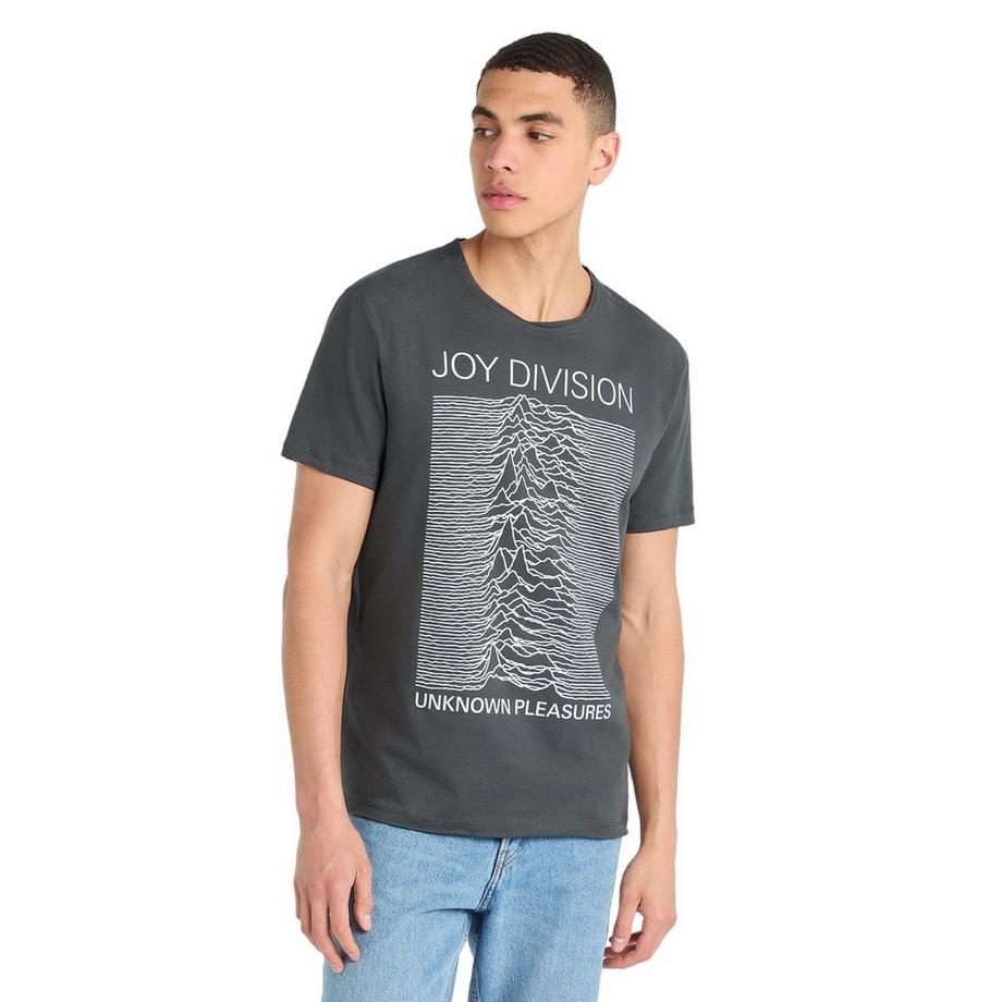 Amplified Unknown Pleasures Grafikdruck T-Shirt  