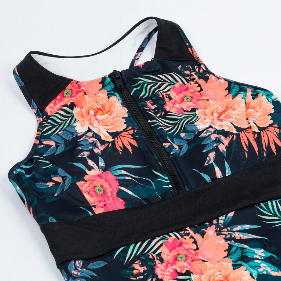 DECATHLON  Costume da bagno bambina Schiena a Y poliestere 