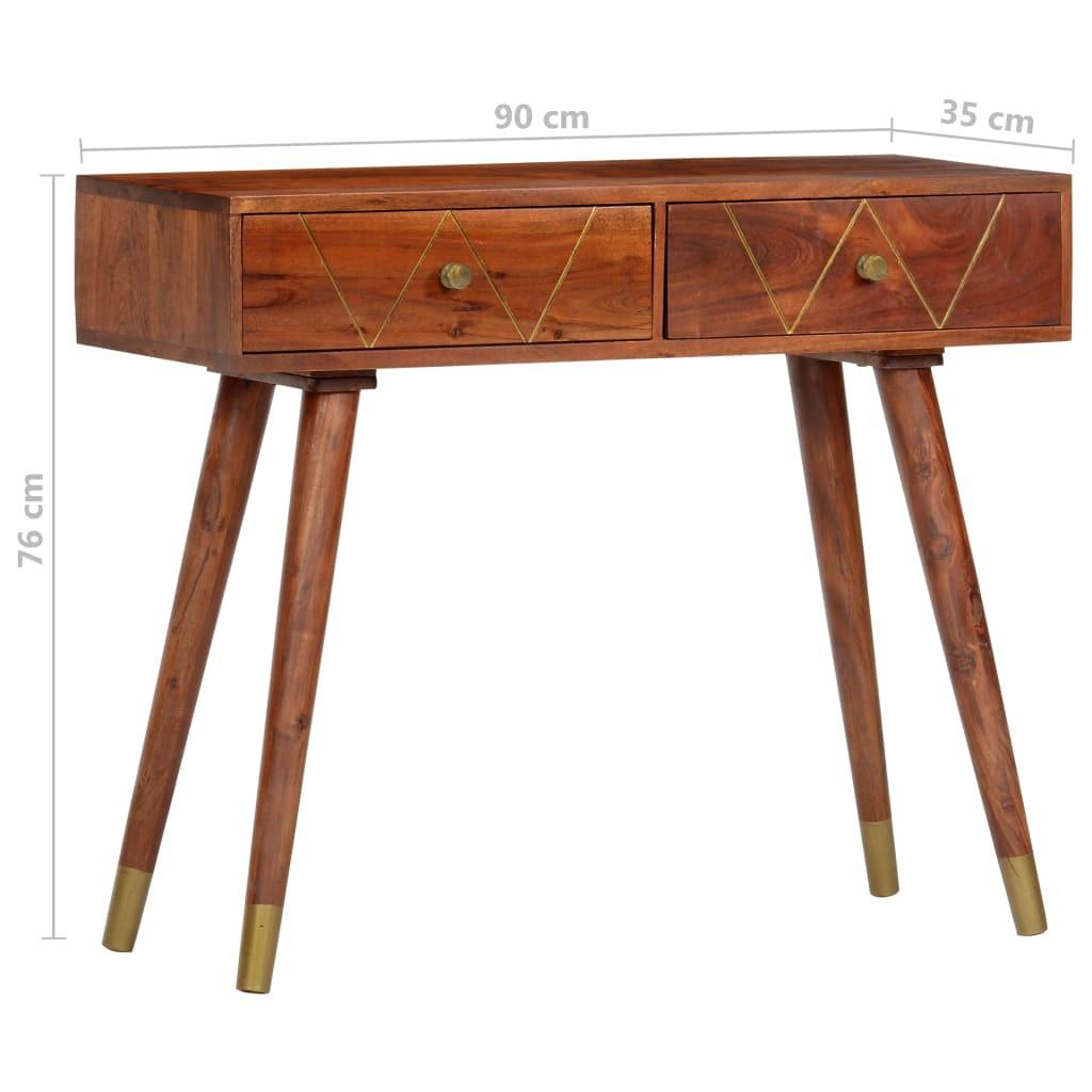 VidaXL Table console bois d'acacia  