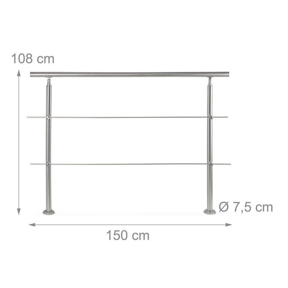 Northio  Treppengeländer aus Edelstahl 