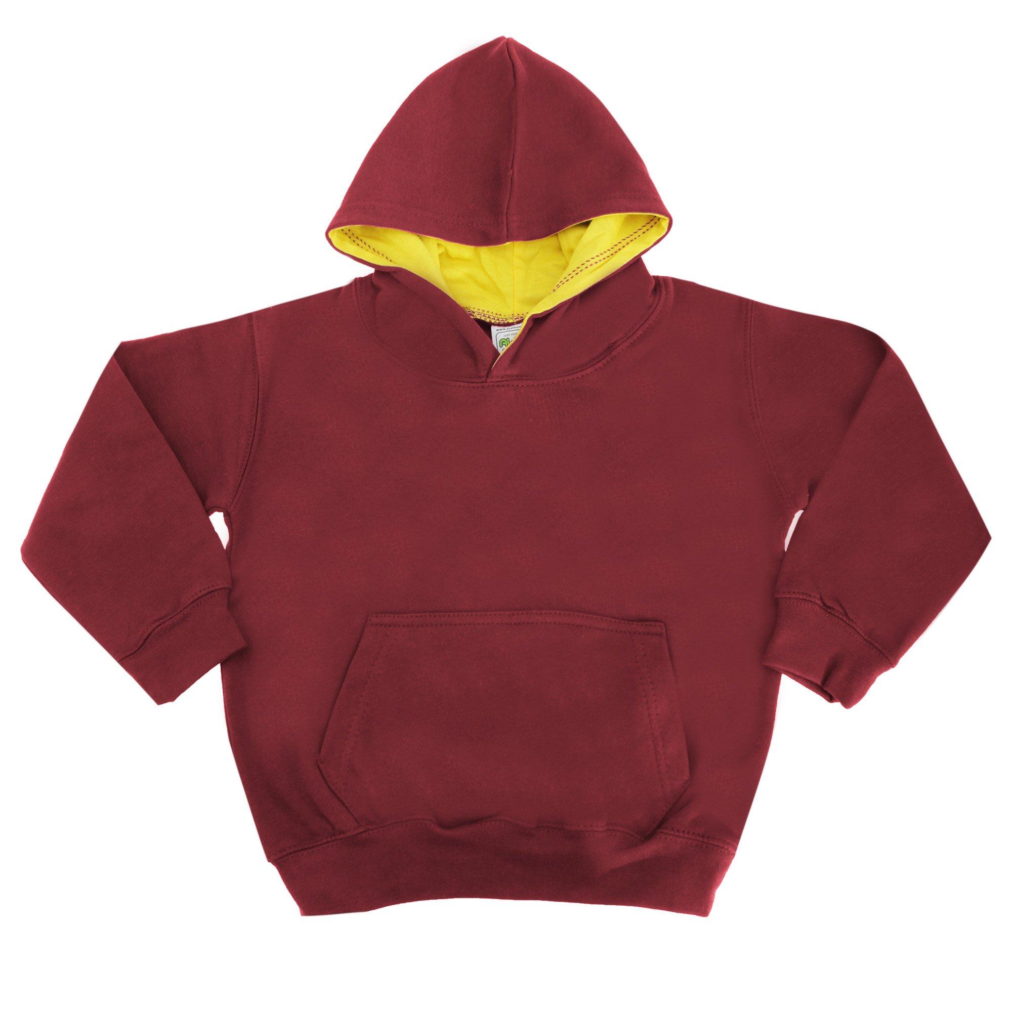 Image of Kapuzen Pullover Varsity Jungen Weinrot 12-13A