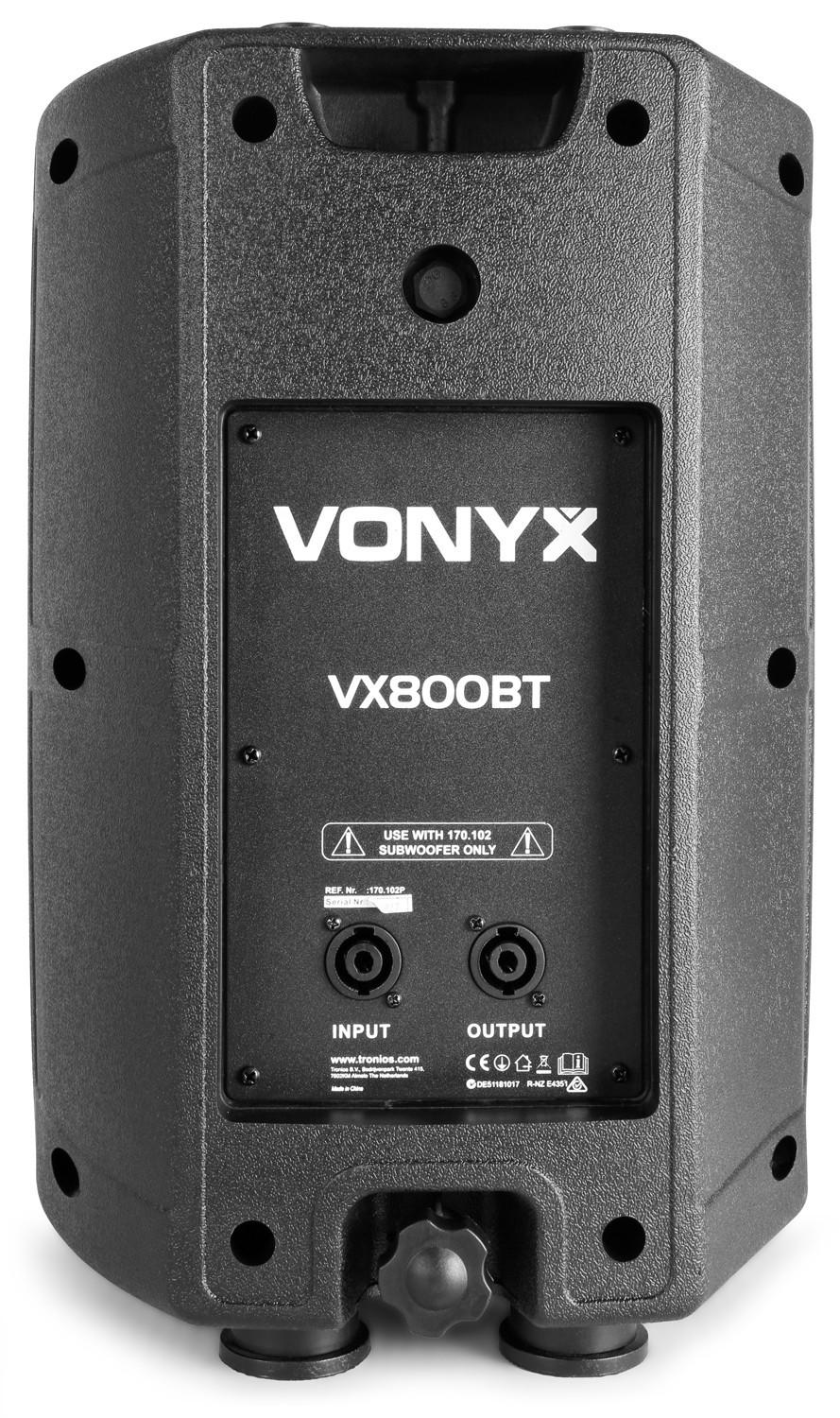 Vonyx  VX800BT haut-parleur Noir Avec fil 800 W 