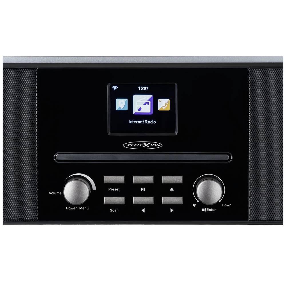 Reflexion  Internet-Radio, DAB+, UKW, Bluetooth, MP3CD, AUX-IN mit Farbdisplay 