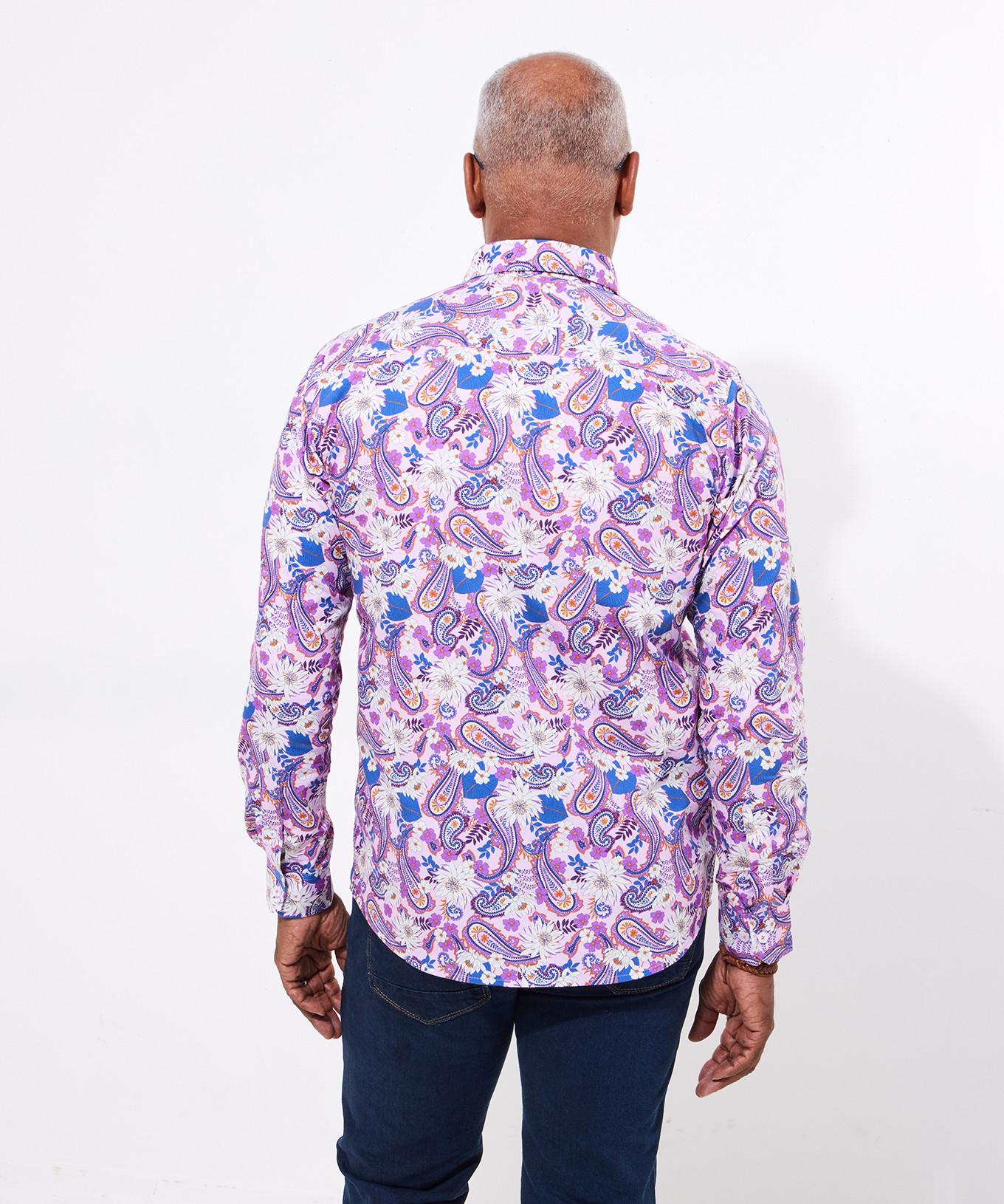 Joe Browns Camicia Maniche Lunghe Fantasia Paisley Floreale  