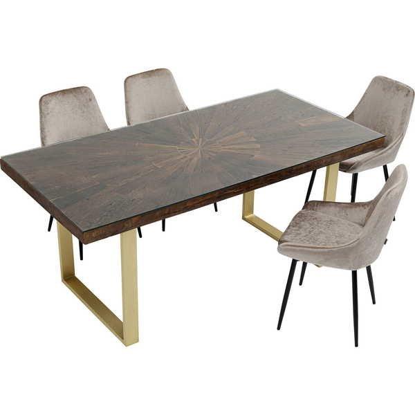 KARE Design Table en laiton Conley 180x90  