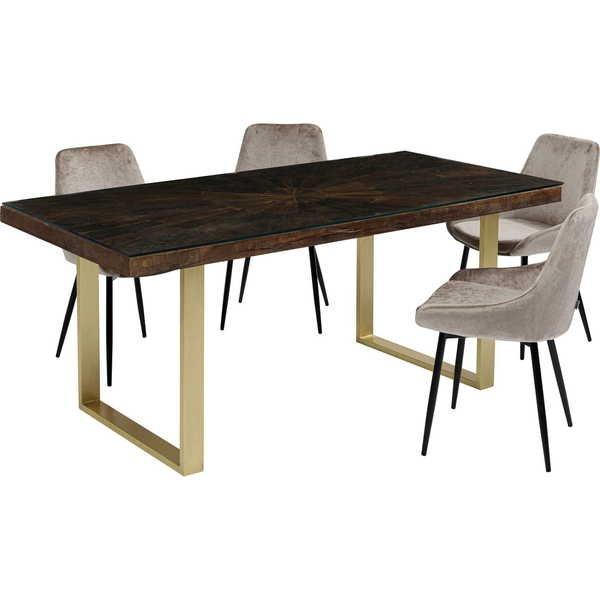 KARE Design Table en laiton Conley 180x90  