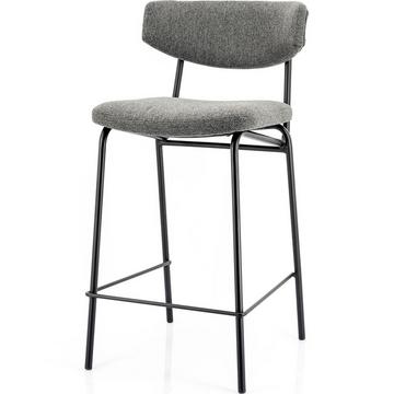 Chaise de bar Crockett gris foncé