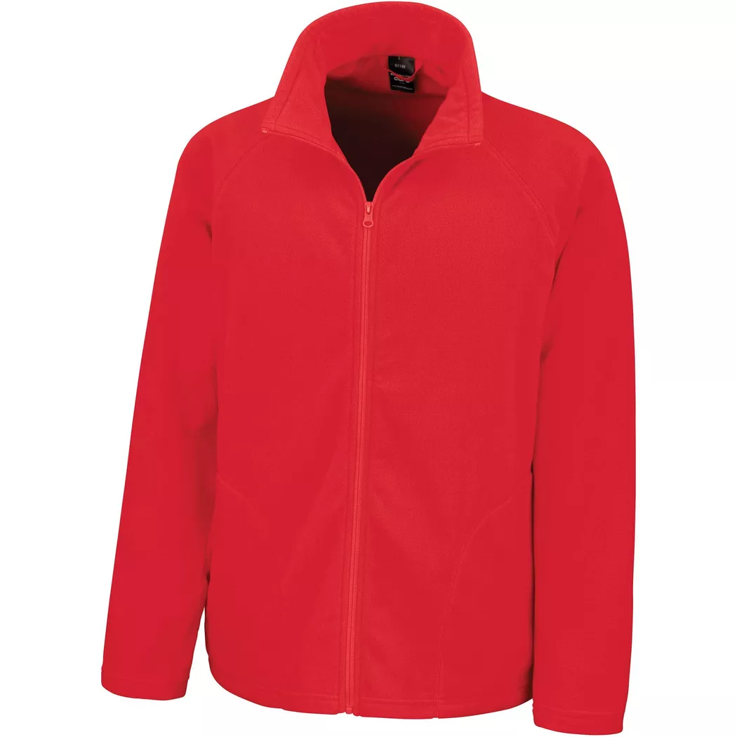 Result - Veste Micropolaire, XS, Rouge Bariolé