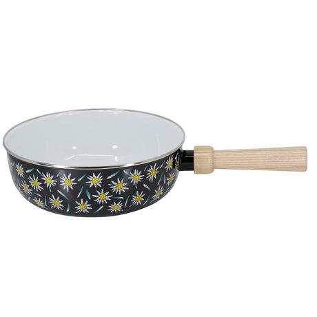 Kadastar Emaille-Pfanne “Edelweiss Wiese”, Ø 22 cm  