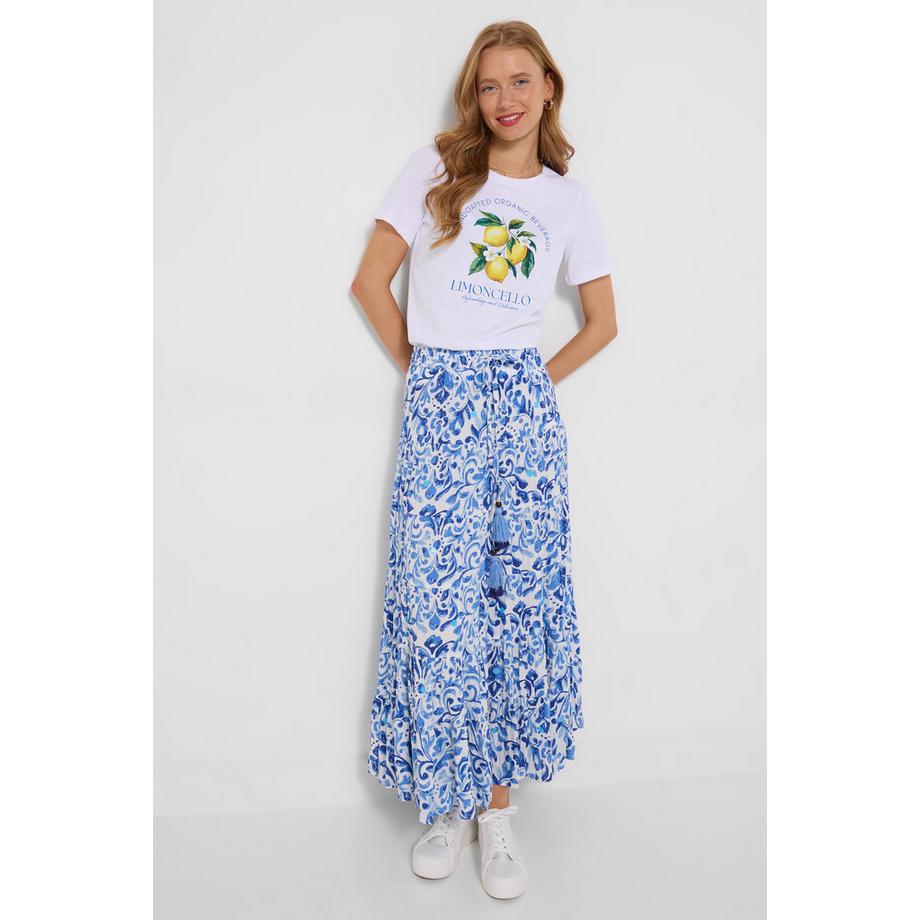 Joe Browns Maglietta in Jersey con Stampa Limone  