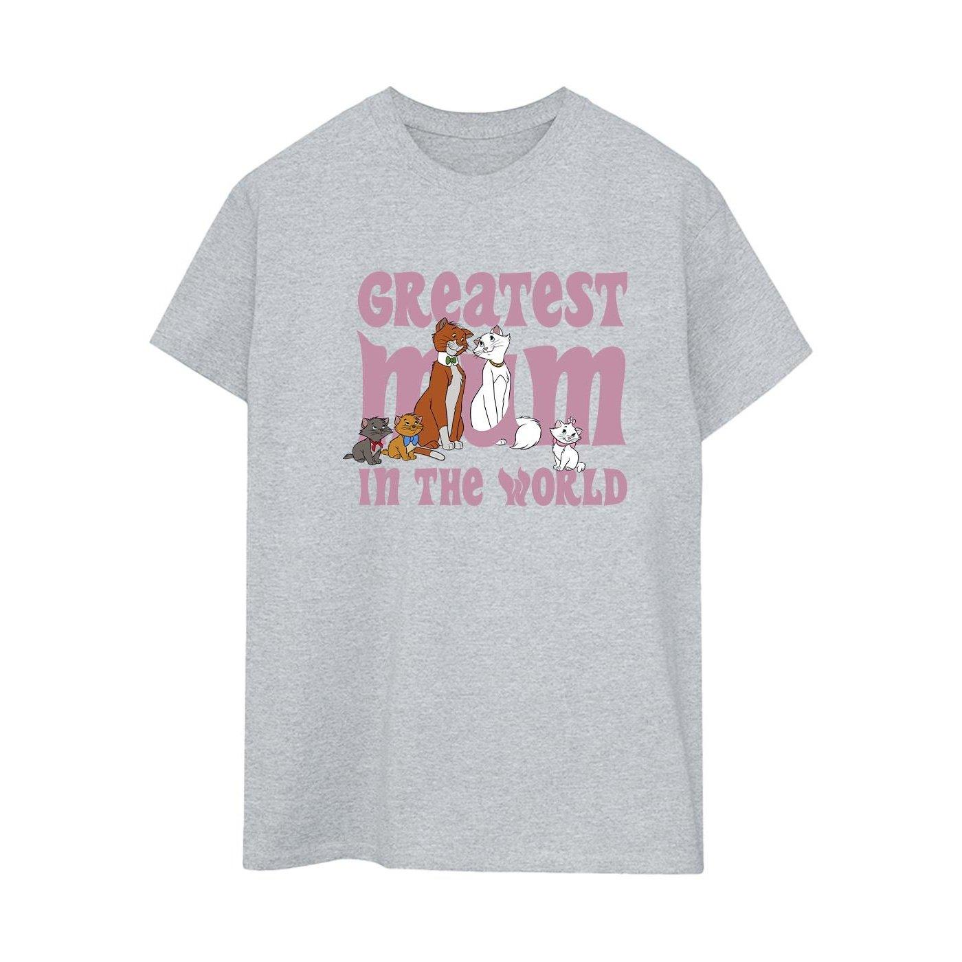 Image of The Aristocats Greatest Mum Tshirt Damen Grau XL