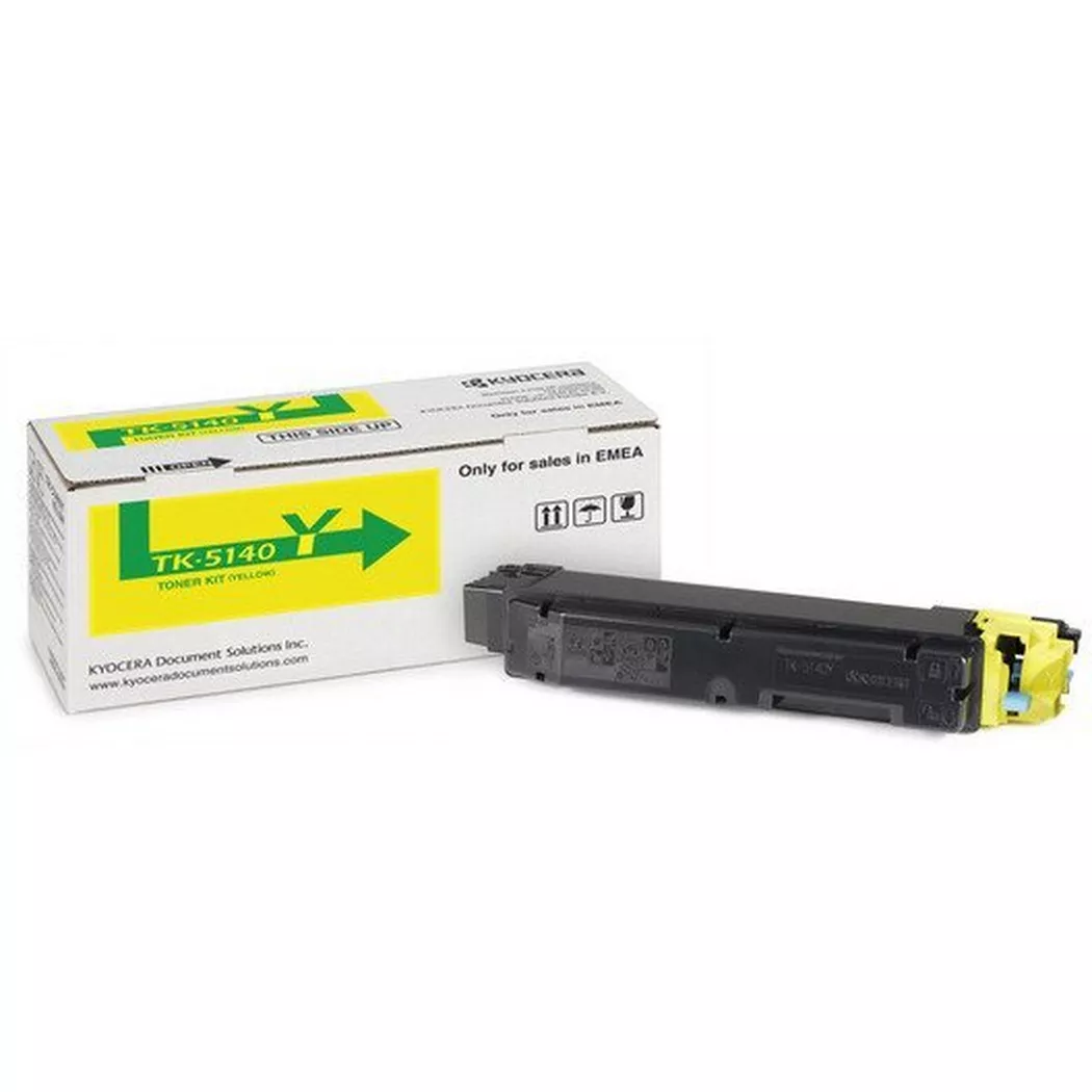 KYOCERA – Toner-Modul yellow TK-5140Y Ecosys P6130 5000 Seiten, One Size