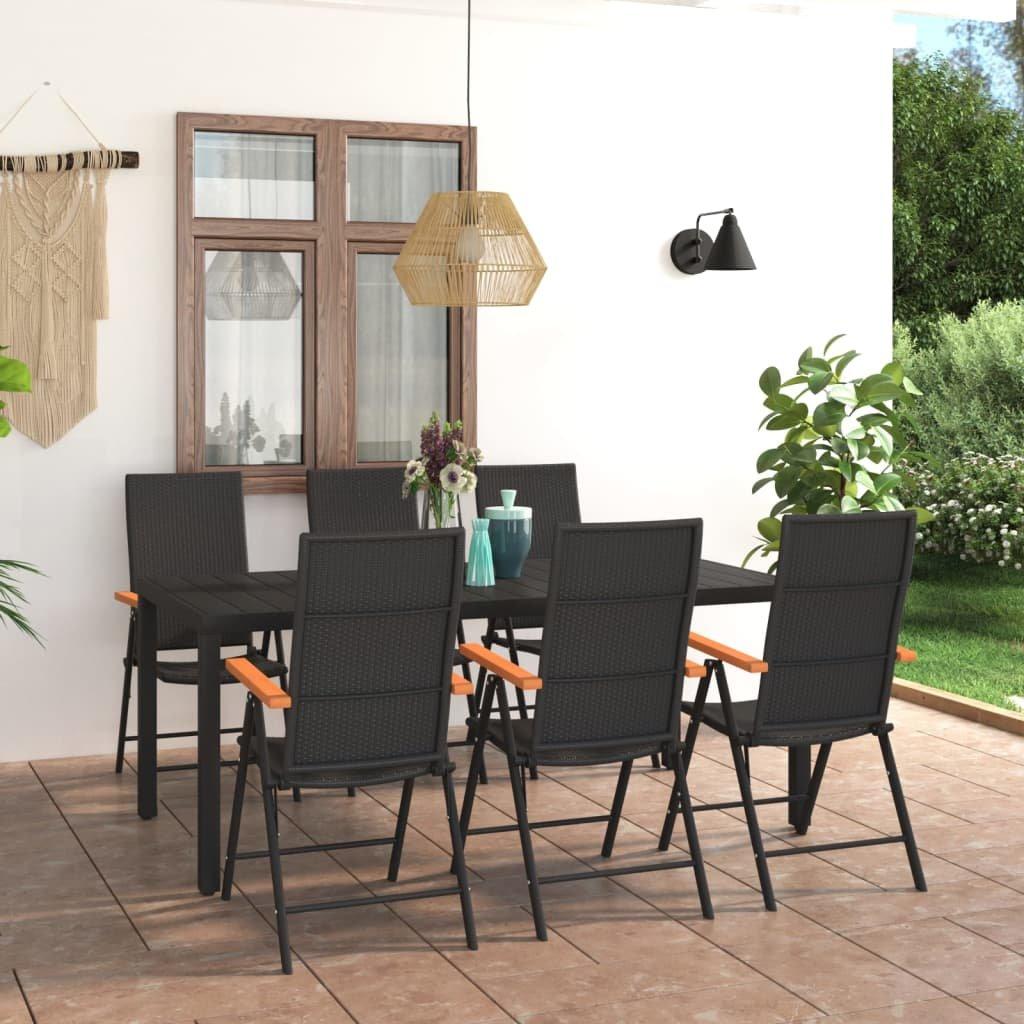 VidaXL Garten essgruppe poly-rattan  