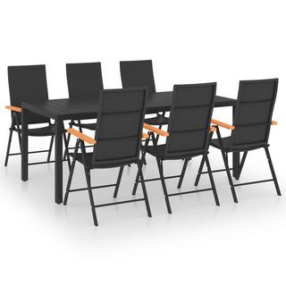 VidaXL set da pranzo Polirattan  