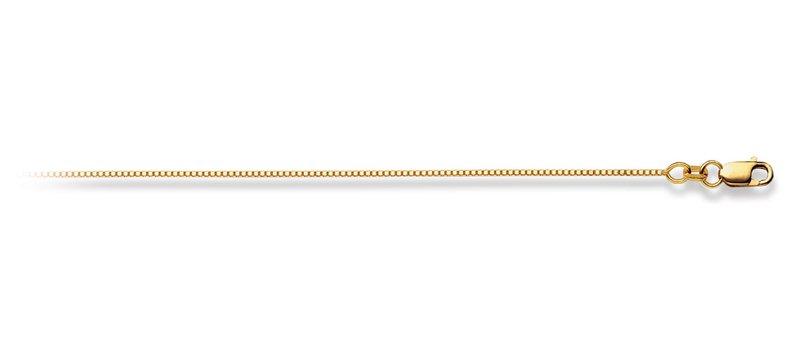 Image of Collier Venezianer Gelbgold 750, 0.9mm, 38cm Unisex Gelbgold 38cm