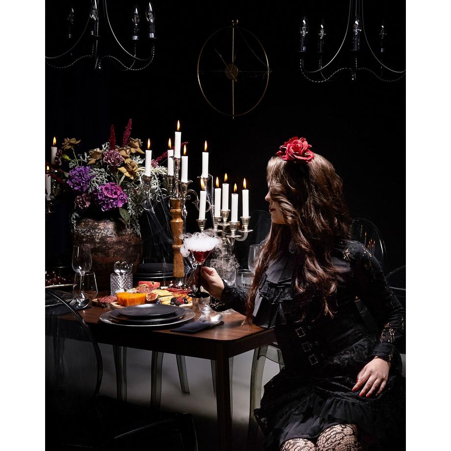 Beliani Tavolo da pranzo en Fibra a media densità (MDF) Retrò MADOX  