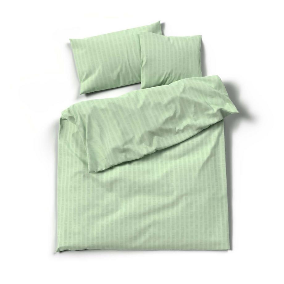 Lotus Bettwaren Lotus Linge de Lit Satin Seersucker Uni  