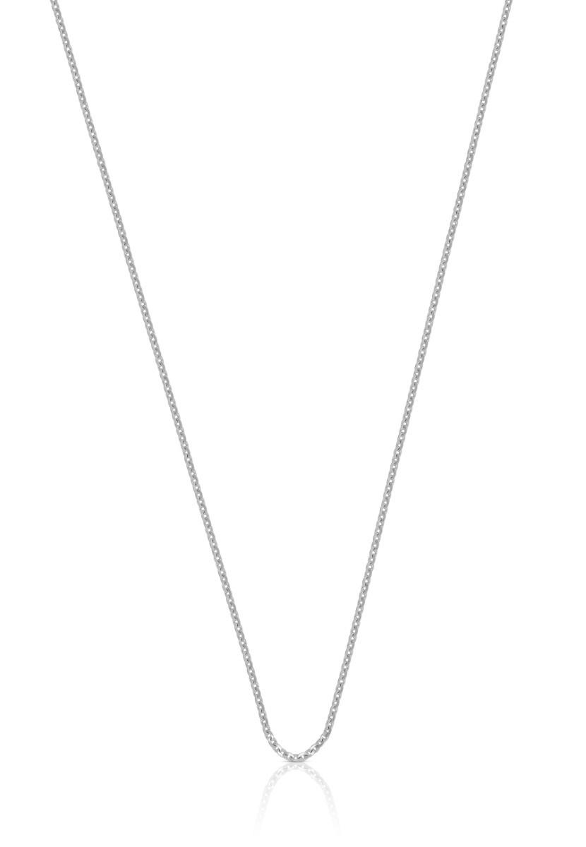 Image of Collier Rundanker Weissgold 750, 1.2mm, 55cm Unisex Silber 55 CM