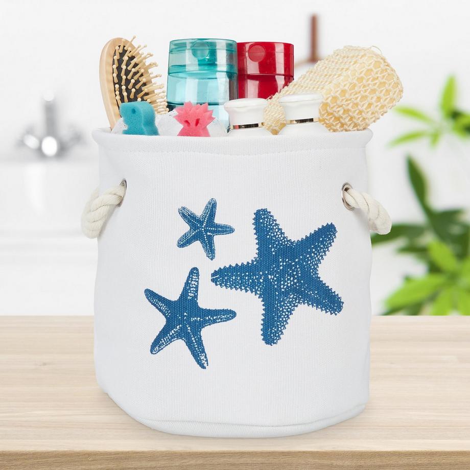 B2X Ensemble de 4 paniers de rangement de style marin  