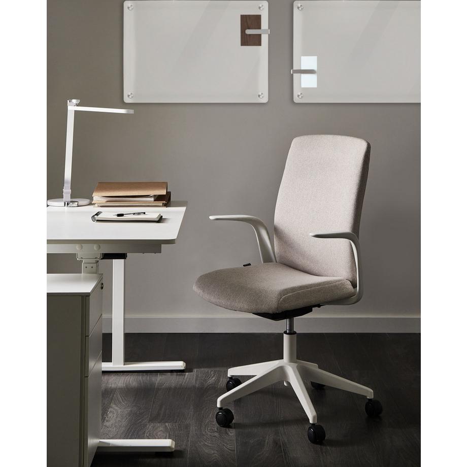 Beliani Sedia da ufficio en Tessuto Moderno CAPTAIN  