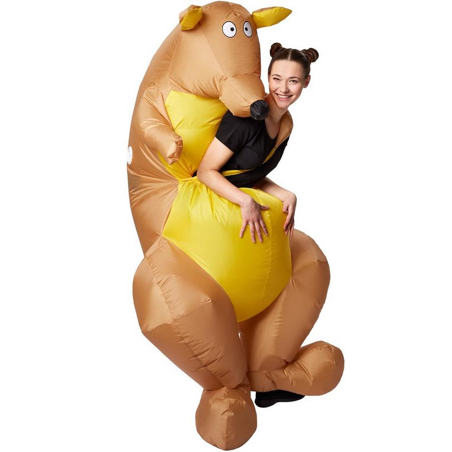 Tectake  Selbstaufblasbares Aufsitzkostüm Känguru 