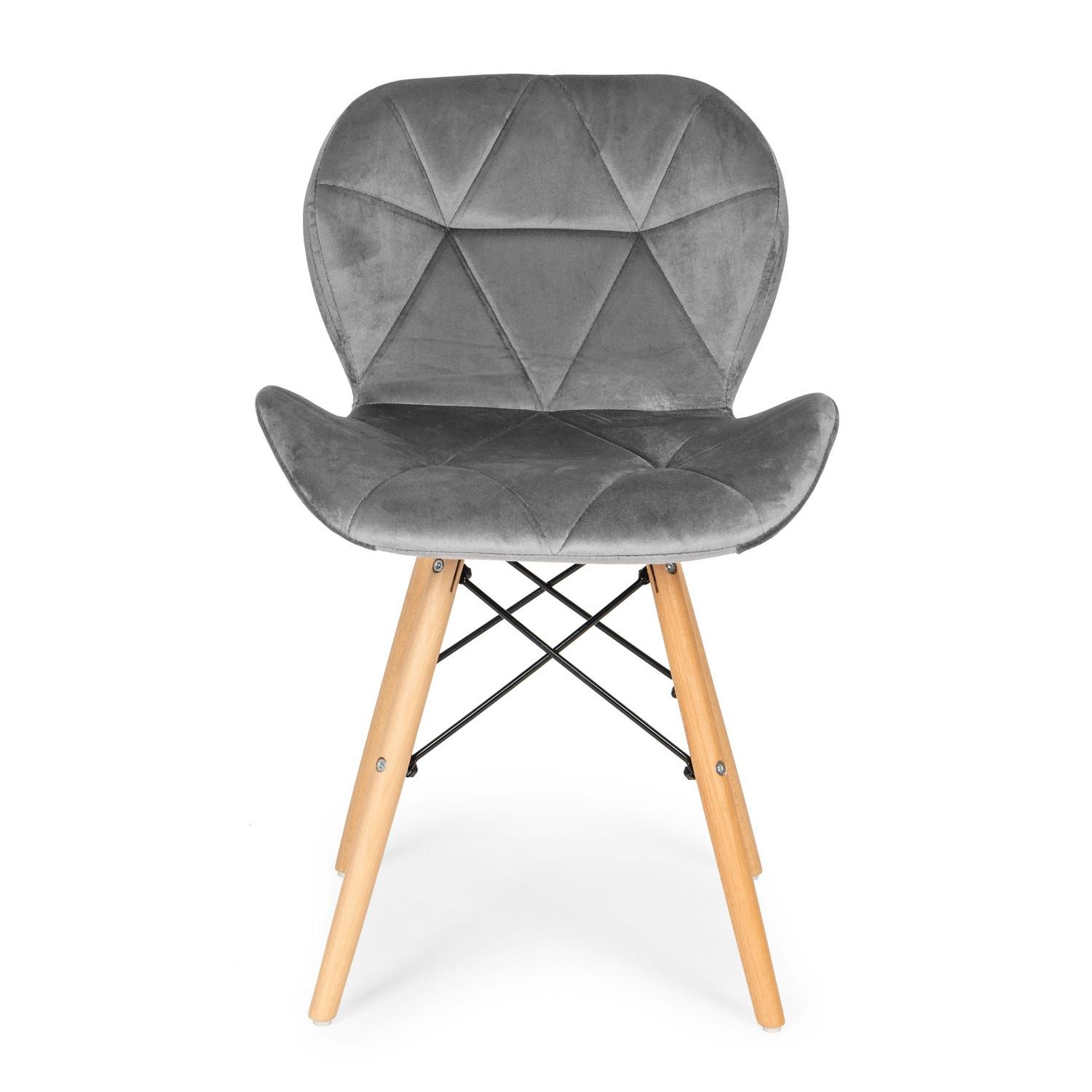 Northio 4er-Set Ess- und Wohnzimmerstühle aus Samt  