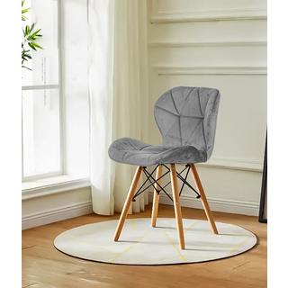 Northio 4er-Set Ess- und Wohnzimmerstühle aus Samt  